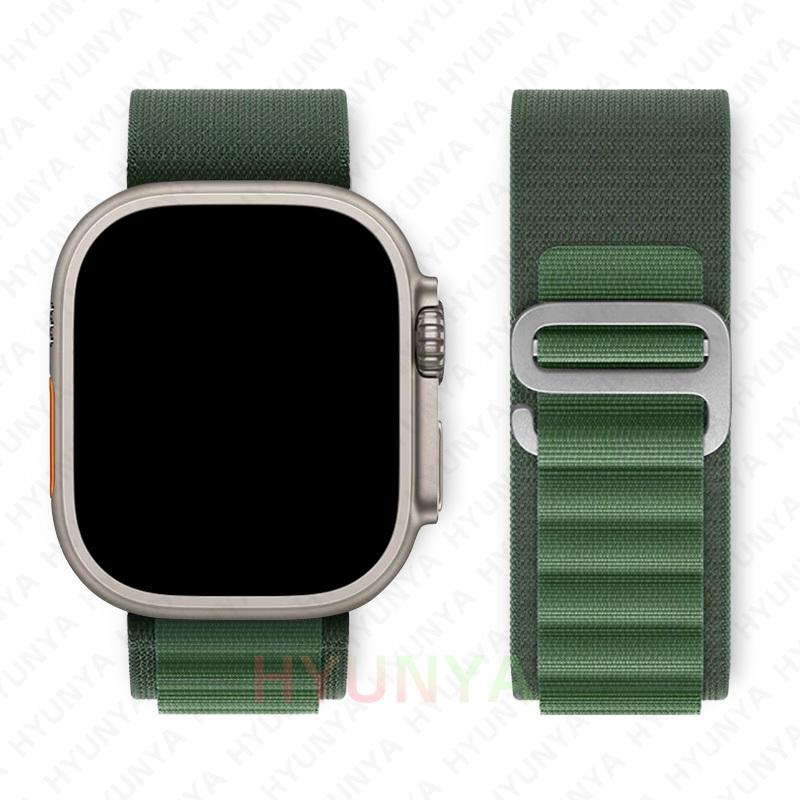 Альпийский ремешок для Apple Watch Band Series 10 9 8 7 SE Ultra 2 41мм 42мм 45мм 46мм 49мм 40мм 44мм IWatch Correa Ремешок Браслет