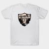 Мужская черная футболка с принтом Винтажная Oakland Raiders 02 - Stilldark Печать на трансферной бумаге без вырезания Хлопковая футболка