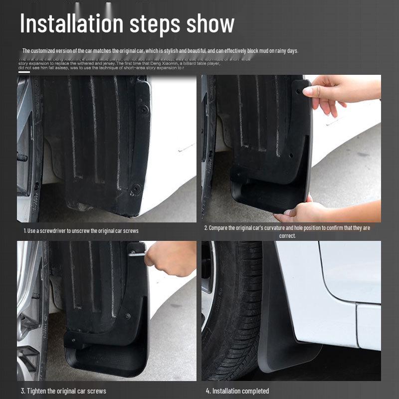 Кожаные брызговики для BMW X Series: X1, X2, X3, X4, X5M, X6, X7, I3