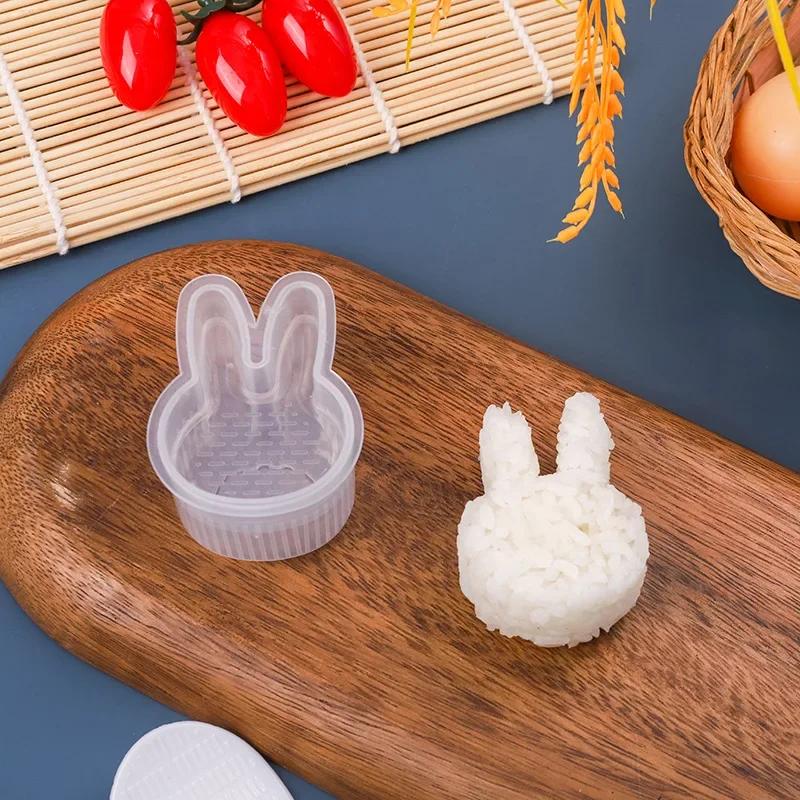 4 шт. Форма для суши Прозрачная Треугольная Форма для приготовления суши Онигири Рисовый шарик Пресс для еды Набор для суши Кухонный Аксессуар для бенто