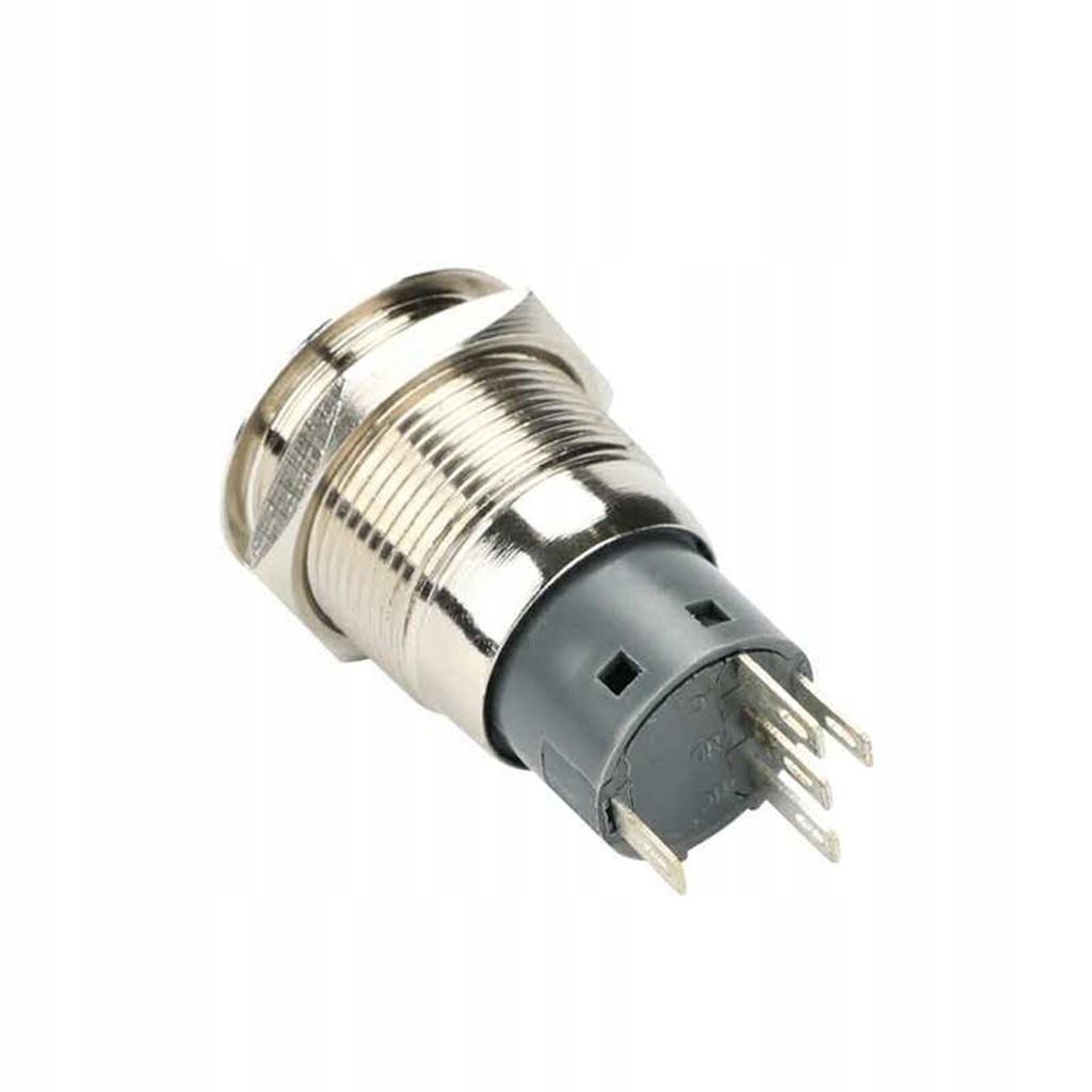 Monostable Vandal-proof Pushbutton 250V 5A 19X38Mm Red