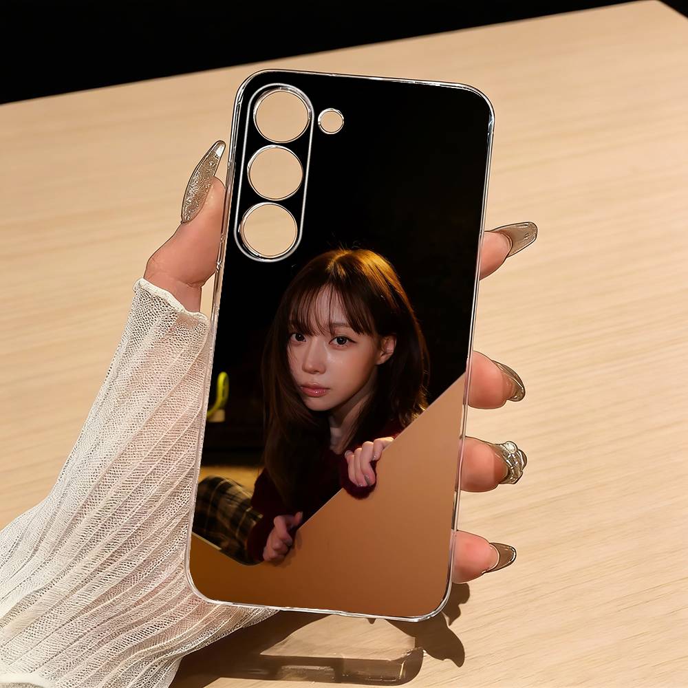 W-Зима A-AespaS Чехол для телефона для Samsung S25,S24,S21,S22,S23,S30,Ultra,S20,Plus,Fe,Lite Прозрачная крышка