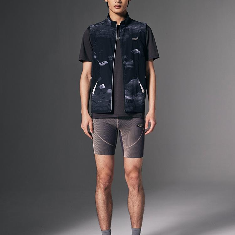 SAUCONY Серия Nathan Bell Серия для беговых тренировок Модный мягкий универсальный жилет без рукавов со стойкой унисекс Жилеты Черный SA2259VT42C-PR245