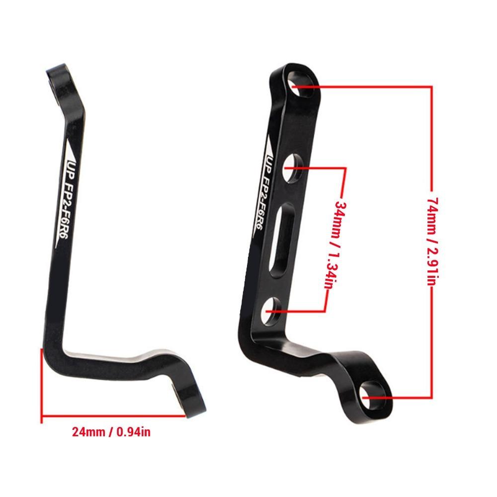 Easy Installation Disc Brake Adapter Front Rear Disc Brake Caliper Rotor Adapter Bike Upgrade Kit