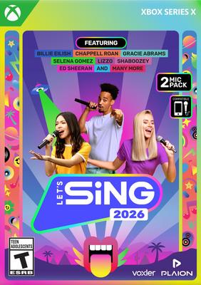 Let's Sing 2026 + Комплект с 2 микрофонами - Xbox Series X [Официальное североамериканское издание]