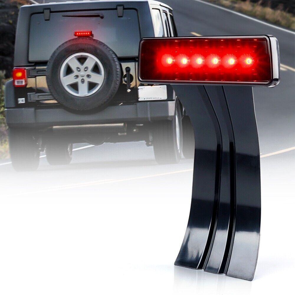 3rd Spare Tire LED Brake Lights High Mount Stop Light for 07-18 Jeep Wrangler JK