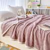 Faux Rabbit Fur Autumn Winter Blanket Warm Single Double Bed Blankets for Sofa Comfortable Warmth Shawl Knee Blanket for Thorw