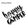 Happy Campers Creative Decor Decal Car Stickers For Van Camper Caravan Cargo Caravan Minivan RV SUV Auto Vinyl Wraps Decoration
