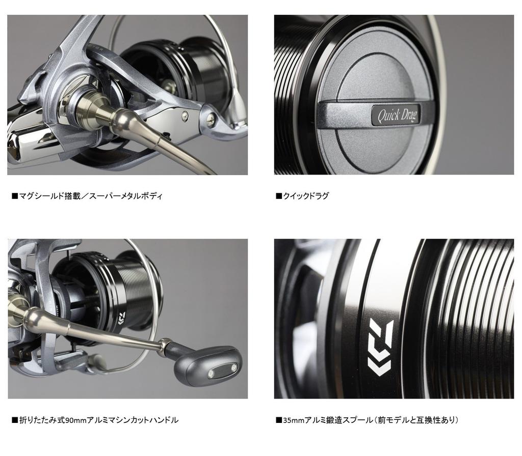 Daiwa Spinning Reel (ThrowingLong Throwing) 15 Power Surf 4000QD (2015 Model)