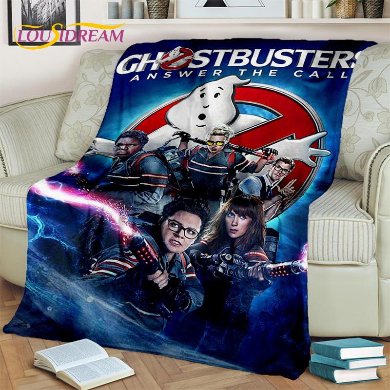 Одеяло G-Ghostbusters с героями мультфильмов, мягкое фланелевое одеяло для дома, спальни, кровати, дивана, пикника, офиса, пешего туризма, отдыха, сна, подарок