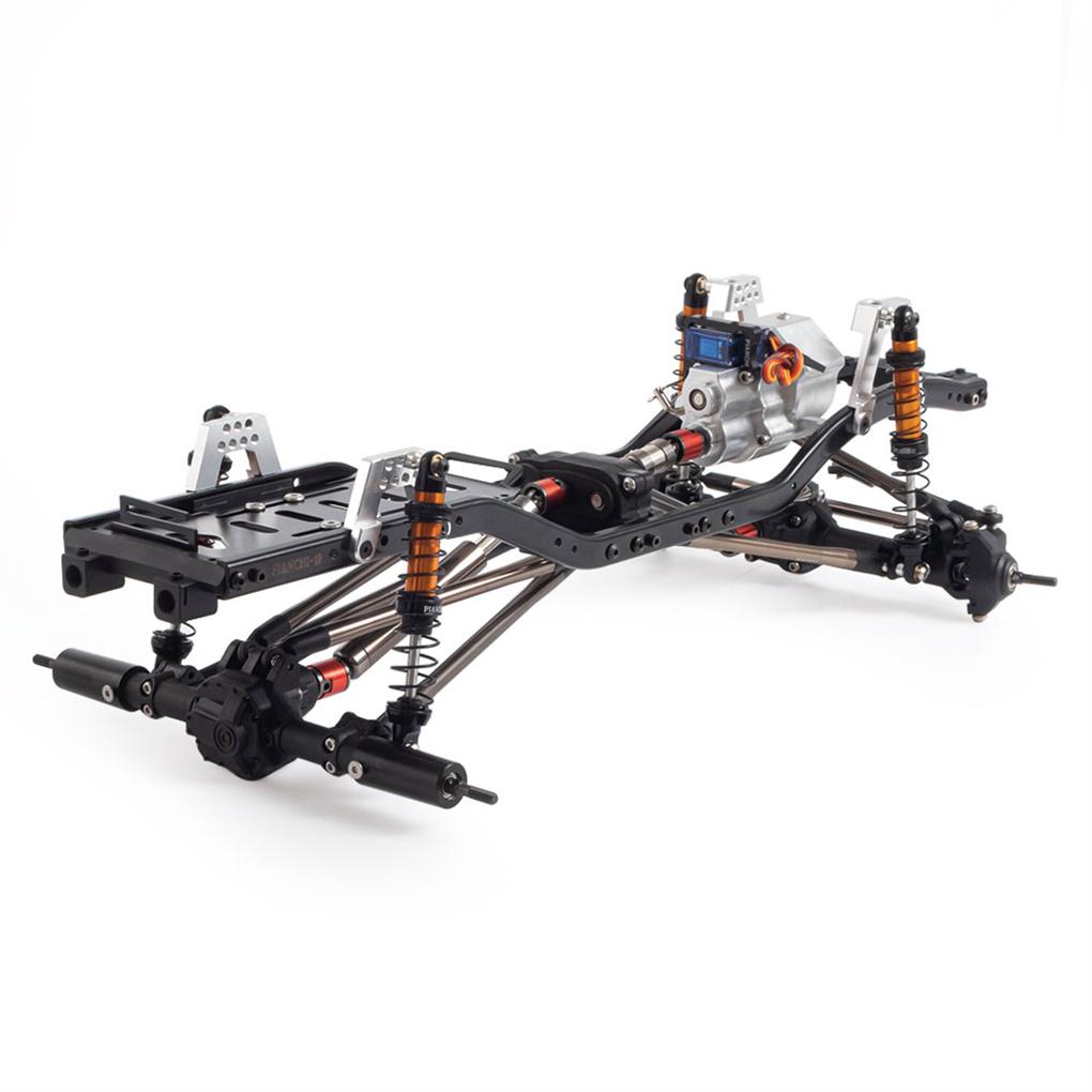 1/10 Axial SCX10 Metal Frame Crawler Strong Chassis Aluminum Alloy 2 Speed/Single Speed Frame RC Upgrade Part