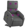 VidaXL Fauteuil de Massage Inclinable, Chaise de Relaxation avec Dossier et Repose-pied Réglables, Siège de Salon Salle de 3204837
