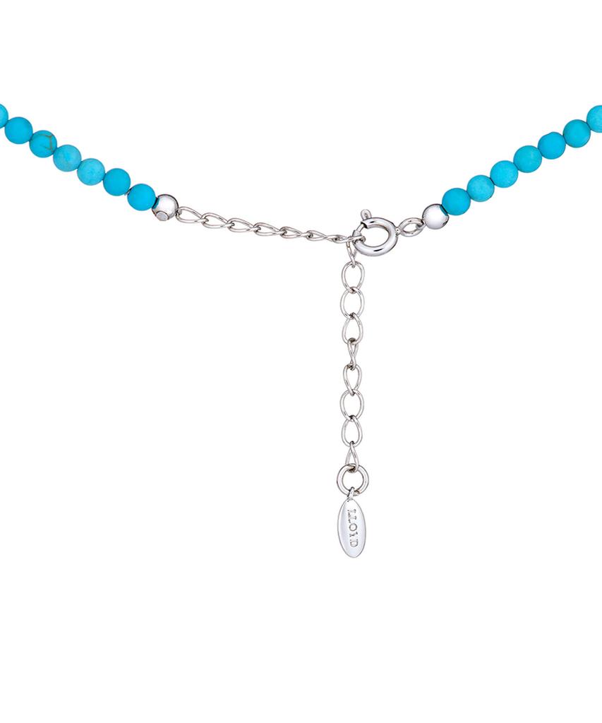 Колье с бирюзовыми бусинами Lloyd Turquoise Timeless Llnb60143B