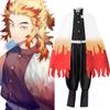 Стильный костюм для косплея Demon Slayer Kimetsu No Yaiba Rengoku Kyoujurou, кимоно-халат, с изысканным исполнением и удобной посадкой