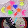36Pcs Bicycle Wheel Spoke Plastic Beads Multi Color Children Clips Decor