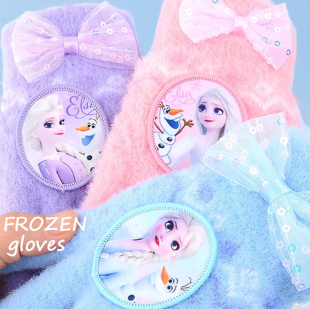 LAS BONITA Scarf and Glove Set for Girls and Boys Kids' (2-Piece Set) (Ages 4-10, 2-5) (1067 Lavender) [Product Code]