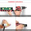 Fishing Rod Rack Simple Installation Wall/Vertical Mounted Fishing Pole Holder Stand Indoor Outdoor Accessories
