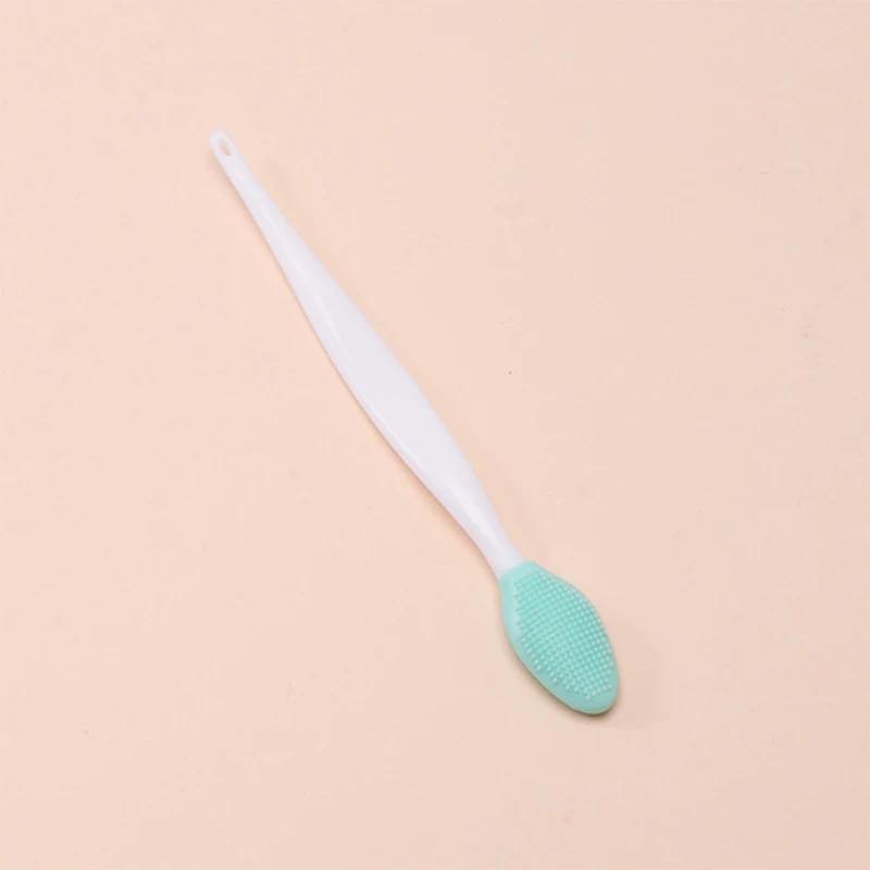 Средство для ухода за кожей, удаляющее ороговевшие клетки губ, очищающее средство для лица, щеточка для очищения лица, двусторонний силиконовый инструмент для ухода за кожей, удаляющий черные точки.