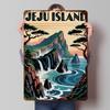 Jeju Island Travel Metal Poster Custom Wall Art Retro Vintage Tinplate Signs for Man Cave Decoration Bedroom Luxury Home Decor