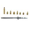 TS100 Soldering Iron Tip M2-M8 Brass Hot Melt Insert Nut Insertion Insert Internal Thread Head for TS100 TS101 PTS200 PTS201