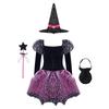 Girls Clothes Halloween Witch Cosplay Dresses Handmade Carnival Costume for Children Party Prom The Dress Kids Photo Fancy Kids