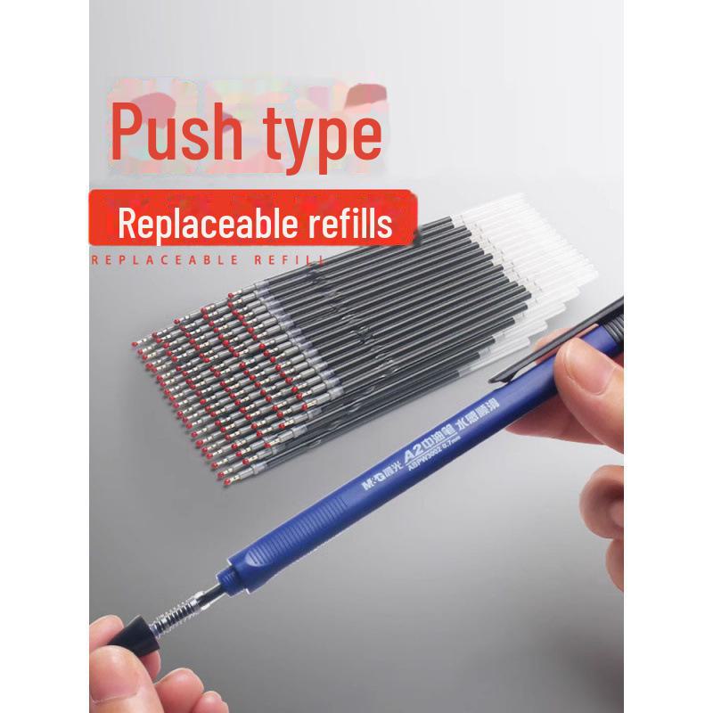 Сменный стержень для масляной ручки Morning Light A2 Neutral - 0,7 мм, синяя гладкая шариковая ручка