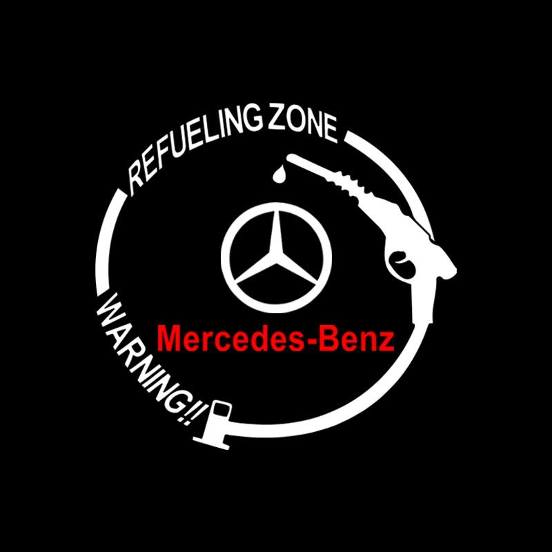 1Pcs Car Fuel Tank Cap Stickers Vinyl Fashion Decoration Auto Styling For Mercedes-Benz AMG C500 C200 C300 A B C E GLA CLA GLK GL ML W204 W212 W213