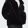 adidas Флисовая теплая повседневная куртка Женские куртки черные H07395