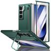 Роскошный Бизнес-чехол со слотом для стилуса и подставкой для Samsung Galaxy Fold 7 6 5 4, со встроенной защитной пленкой из закаленного стекла, противоударный прочный чехол