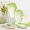 Creative Porcelain Plate Chinese Cabbage Shape Ceramic Homehold Tableware Vegetables Fish Fruit Salad Pasta Plates