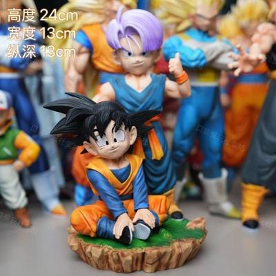 Фигурка Сон Готен и Транкс из Dragon Ball Z, Фигурки Супер Сайянов, Статуэтка из ПВХ, Коллекционная Модель, Игрушки, Подарки