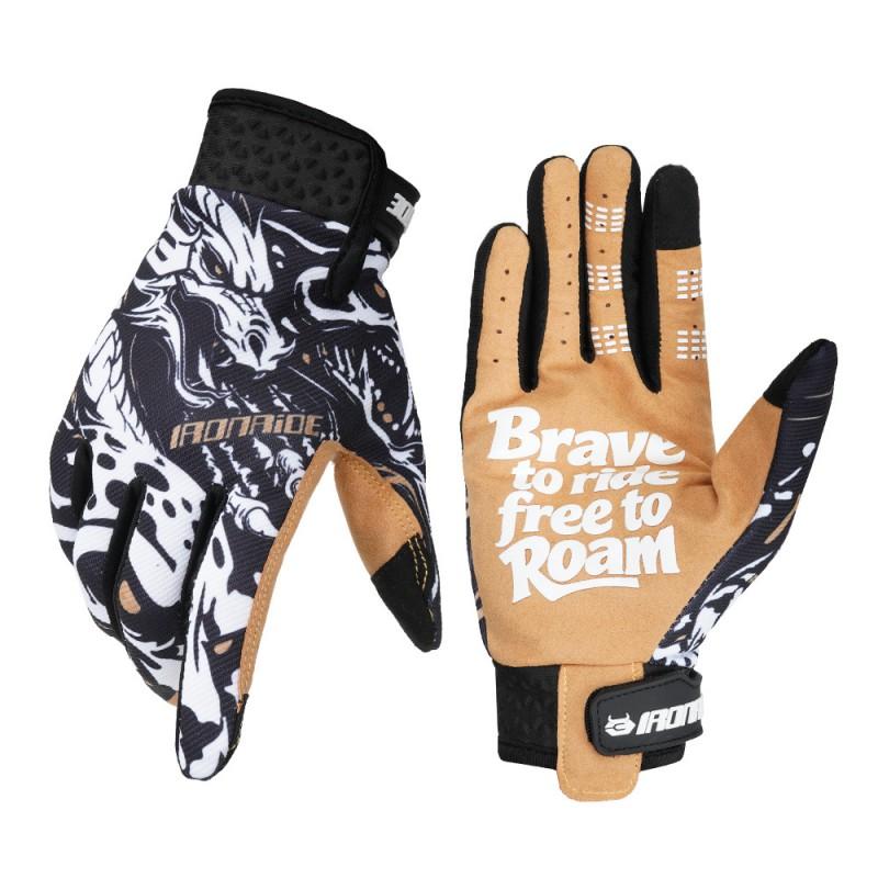 Unisex Motorcycle Riding Gloves Breathable Anti-Slip Touchscreen Cycling Off-Road Biking