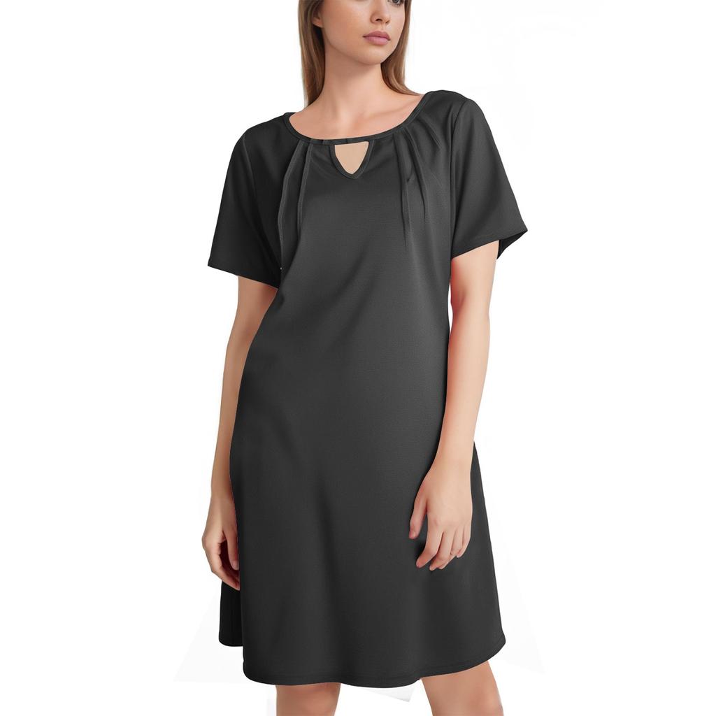 Women's Dresses Short Sleeve Casual Homecoming Vacation Beach T-Shirt Dresses