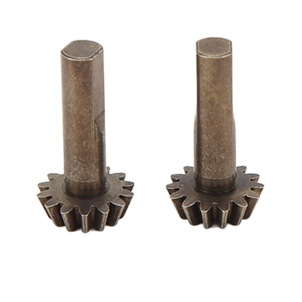 2Pcs RC Car Bevel Gear Metal Iron Heavy Duty Gears Set for WLtoys 110 104001 RC Car Crawler