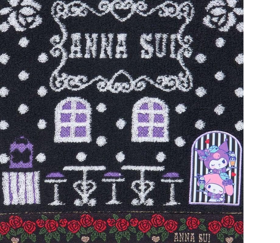 Sanrio ANNA SUI Полотенце Носовой платок My Melody & KUROMI Япония НОВЫЙ