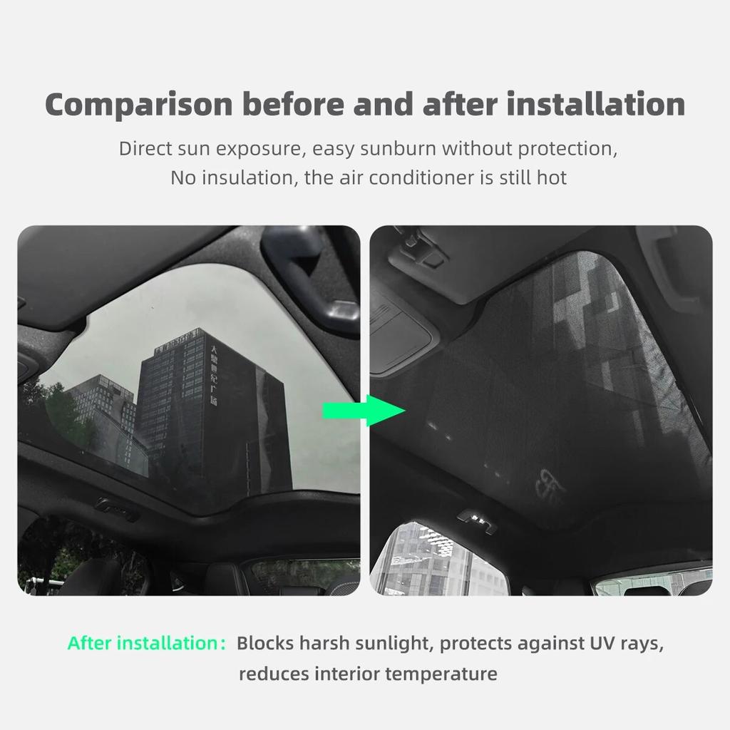 Автоаксессуары, козырек от солнца для Ford Mustang Mach-E-2023, солнцезащитный козырек для салона автомобиля, люк на крыше, складной солнцезащитный козырек