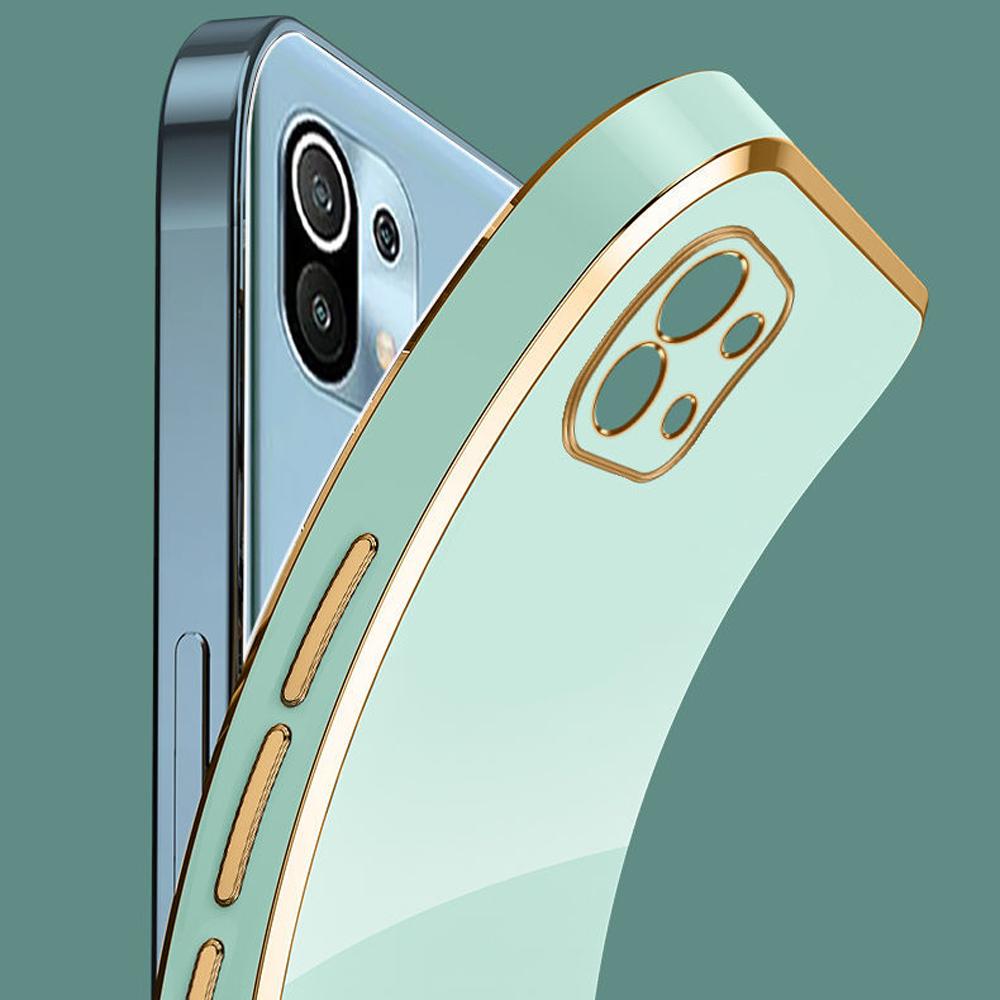Для Xiaomi 11 чехол Luxury Square Plating M2011K2C, M2011K2G чехол для телефона противоударный силиконовый чехол-накладка Fundas