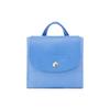 Longchamp Button Zipper Closure Nylon Backpack Women Backpack Blue 1699919P82