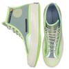 Converse Chuck Taylor All Star 1970-е годы Лента по шву Круглый носок Шнуровка Высокие парусиновые Унисекс Серый Зеленый