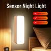 USB Rechargeable Motion Sensor Night Light - Button Press Bedside Lamp & Eye-Protective Camping Light