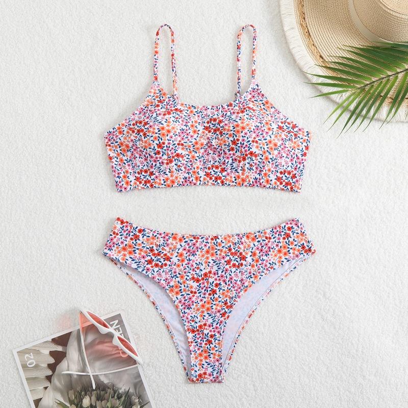 New Bikini Women's Split Sexy Swimsuit Printed Swimsuit Fashion