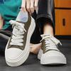 Мужская обувь 2025 новая летняя повседневная трендовая толстая подошва с увеличением роста низкие кеды нескользящие и износостойкие спортивные студенческие модные туфли