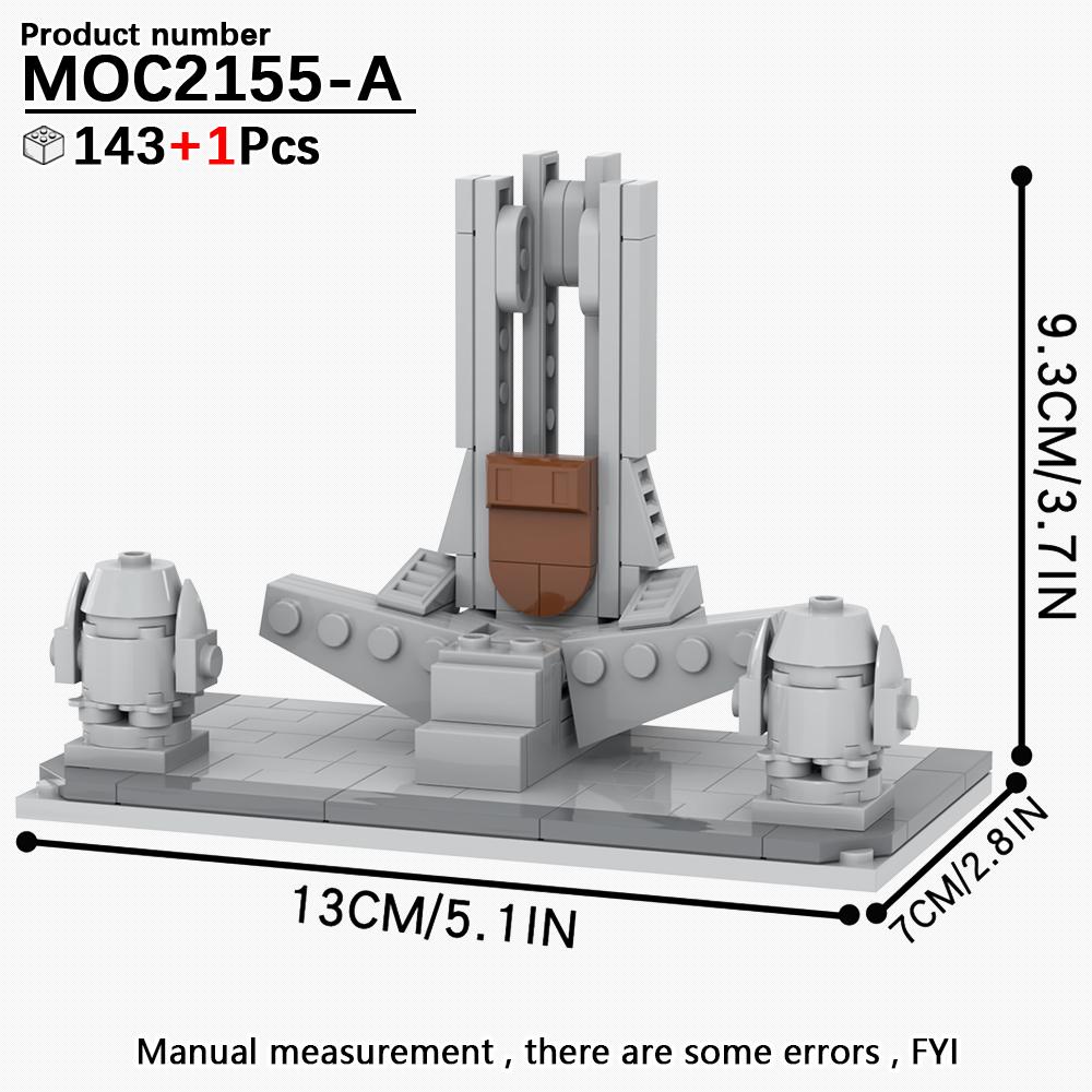 MOOXI Серия «Космические войны» Сценарная модель MOC Кирпич DIY Диорама Взрослые Детские Игрушки Набор строительных блоков Монтессори Подарки Украшение