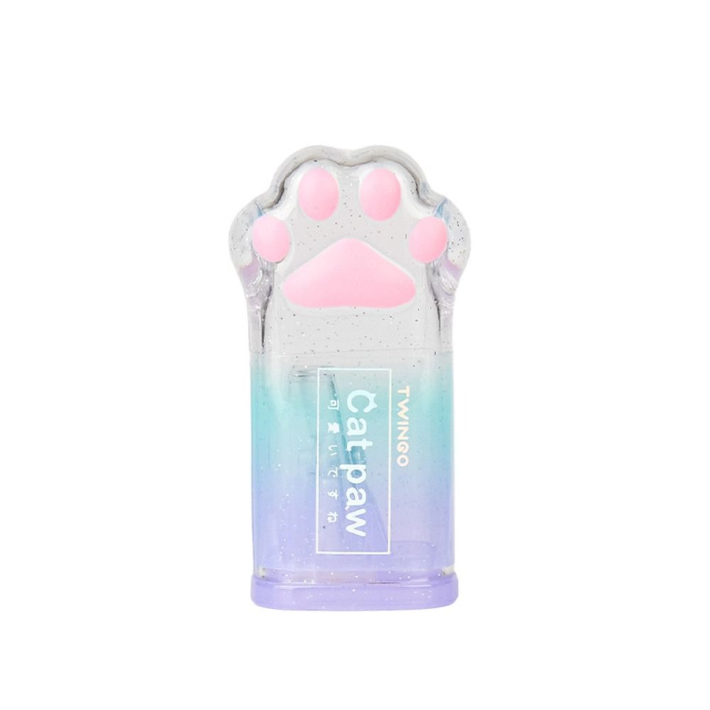 Милые канцелярские принадлежности Портативные школьные принадлежности Точилка для карандашей в виде кошачьей лапки Студенческие канцелярские товары