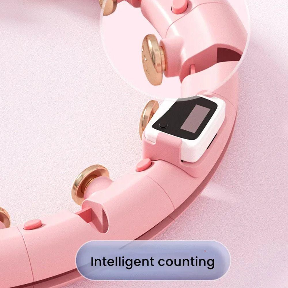 Регулируемый Интеллектуальный Массажный Спортивный Хулахуп Разборный Круг для Похудения Фитнес Потеря Веса