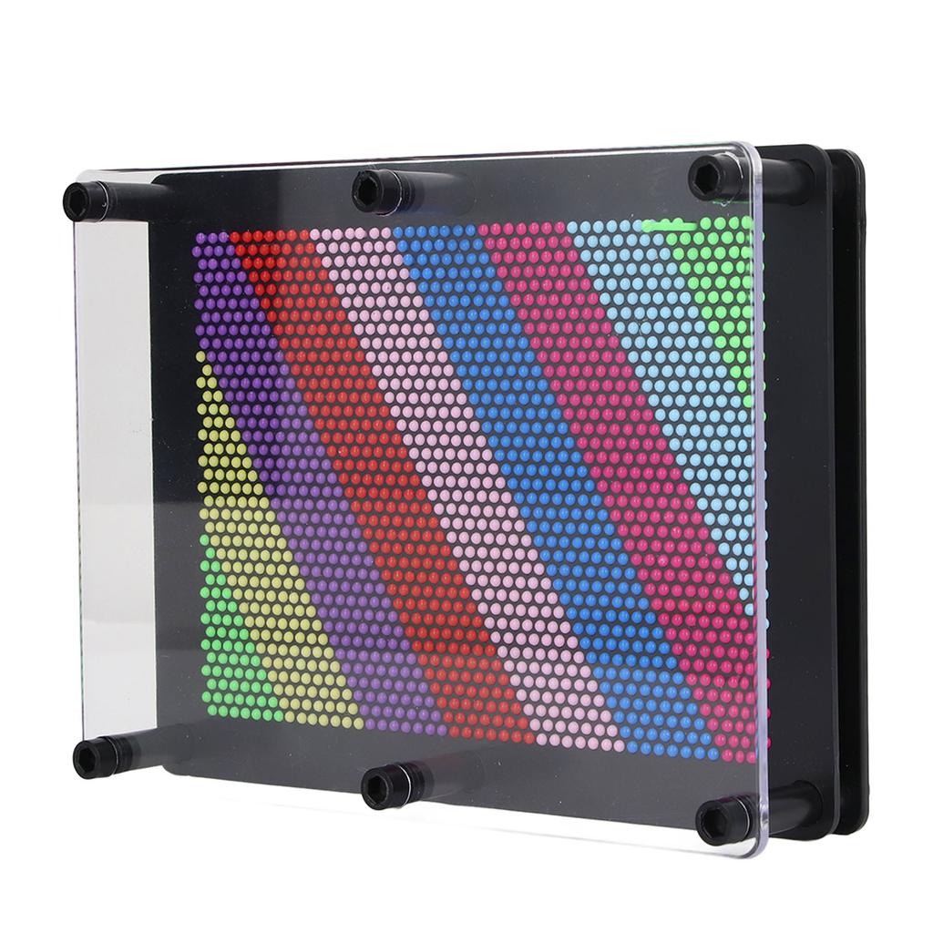 3D Pin Art Toy Colorful Plastic Pin Art Board Sculpture Needle Art Toy Classic Needle Board Toy