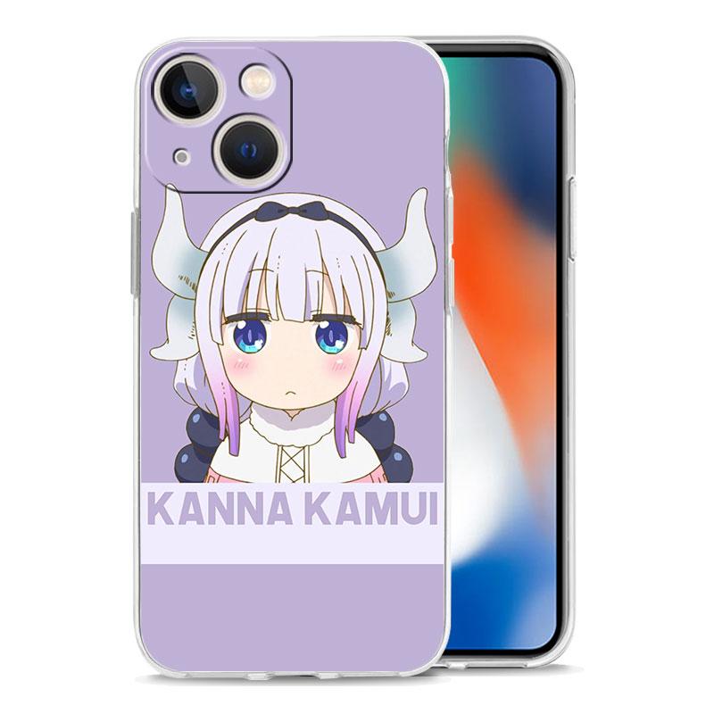 Dragon Maid Anime для iPhone 14 13 11 12 Pro Max X XR XS чехол для iPhone 14 7 8 Plus SE прозрачный мягкий силиконовый чехол Fundas
