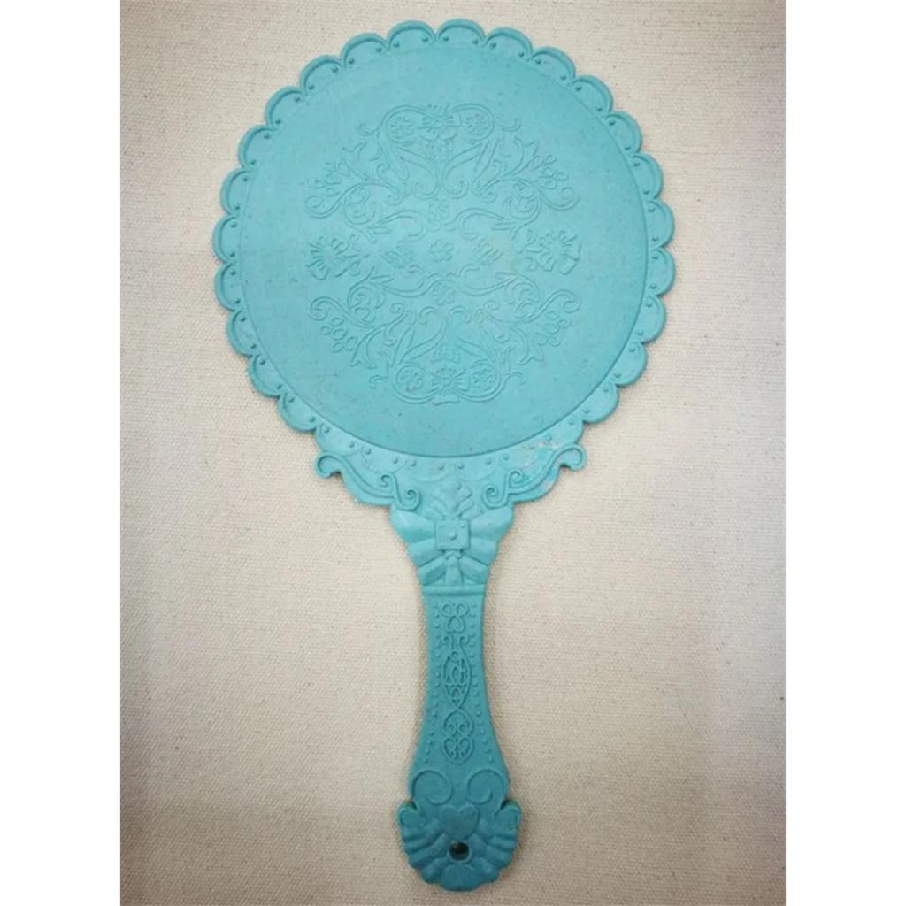 Портативное винтажное зеркало для макияжа, овальное круглое зеркало для рук, благородное восстановление, древние способы, придворное зеркало, инструмент для красоты