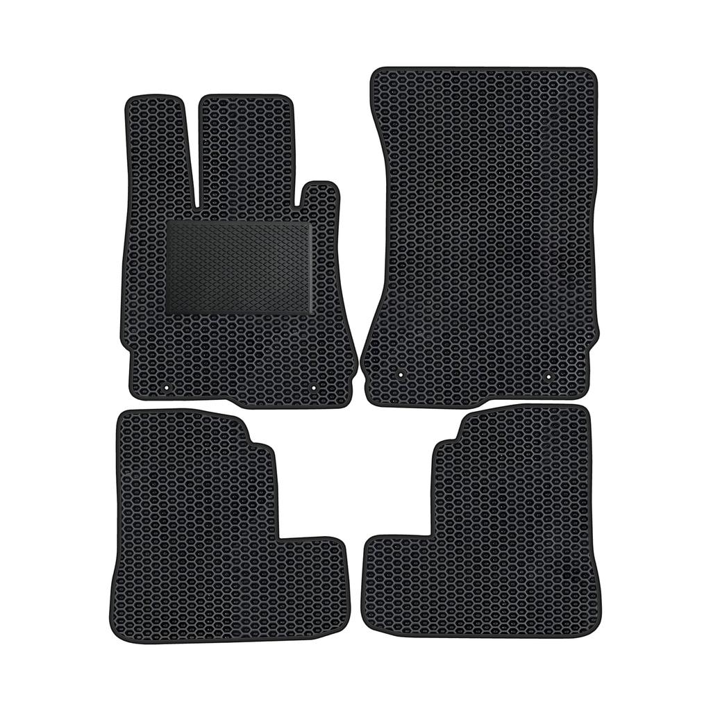 Me030_Eva_Pod - Complete Set Of Eva Car Mats Suitable For Mercedes-Benz S-Klasse W221 Long 2005-2013 (With Additional Reinforcement)
