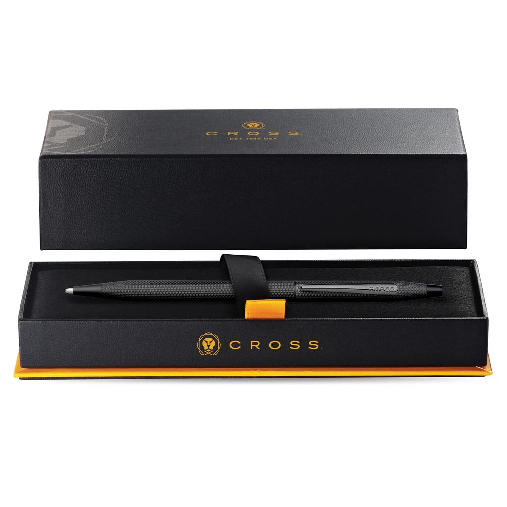 Шариковая ручка CROSS Classic Century Brushed Black, обычная импортная продукция на масляной основе NAT0082-122